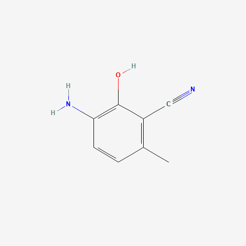 3-amino-2-hydroxy-6-methylbenzonitrile (CAS: 182499-93-0) - Chemical Structure and Molecular Formula 