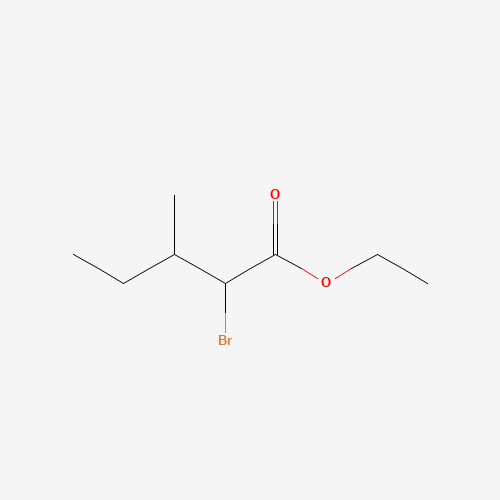 ethyl 2-bromo-3-methylpentanoate (CAS: 35657-96-6) - Chemical Structure and Molecular Formula 