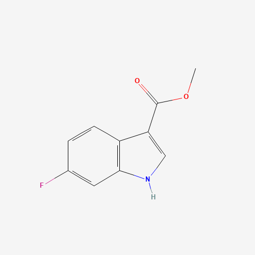 methyl 6-fluoro-1H-indole-3-carboxylate (CAS: 649550-97-0) - Chemical Structure and Molecular Formula 