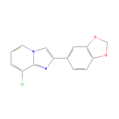 2-(1,3-benzodioxol-5-yl)-8-chloroimidazo[1,2-a]pyridine (CAS: 168837-41-0) - Related Chemical Product