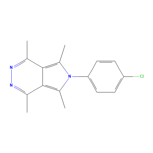 6-(4-chlorophenyl)-1,4,5,7-tetramethylpyrrolo[3,4-d]pyridazine (CAS: 647849-16-9) - Related Chemical Product