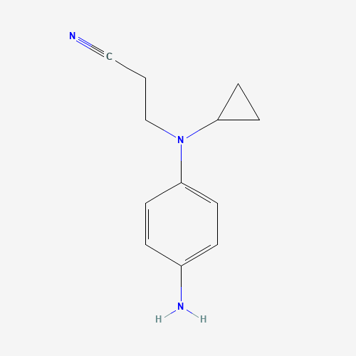 3-(4-amino-N-cyclopropylanilino)propanenitrile (CAS: 1304634-66-9) - Related Chemical Product