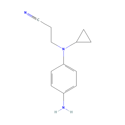 3-(4-amino-N-cyclopropylanilino)propanenitrile (CAS: 1304634-66-9) - Related Chemical Product