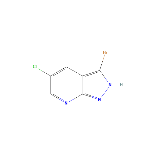 3-bromo-5-chloro-2H-pyrazolo[3,4-b]pyridine (CAS: 1245649-96-0) - Related Chemical Product