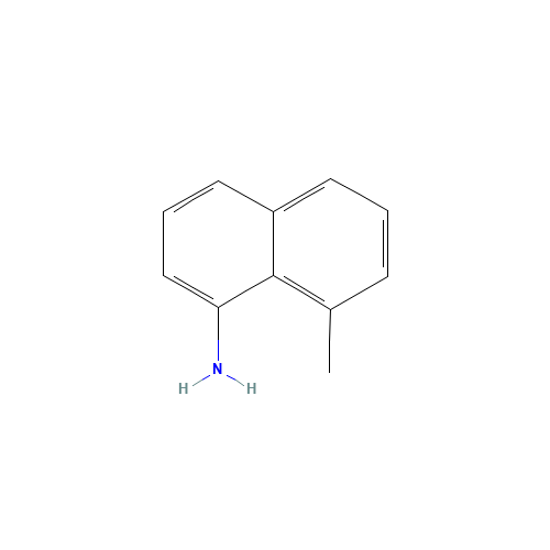 8-methylnaphthalen-1-amine (CAS: 130523-30-7) - Chemical Structure and Molecular Formula 