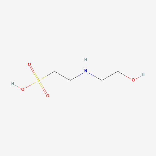 2-(2-hydroxyethylamino)ethanesulfonic acid (CAS: 29706-49-8) - Chemical Structure and Molecular Formula 
