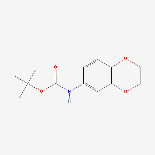 tert-butyl N-(2,3-dihydro-1,4-benzodioxin-6-yl)carbamate (CAS: 652153-62-3) - Related Chemical Product