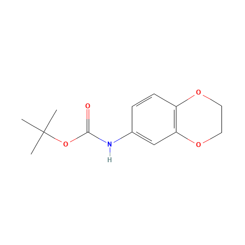 tert-butyl N-(2,3-dihydro-1,4-benzodioxin-6-yl)carbamate (CAS: 652153-62-3) - Related Chemical Product