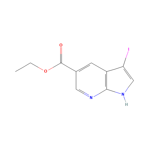 ethyl 3-iodo-1H-pyrrolo[2,3-b]pyridine-5-carboxylate (CAS: 864681-19-6) - Related Chemical Product