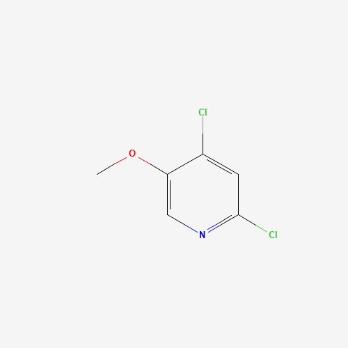 2,4-dichloro-5-methoxypyridine (CAS: 1227597-40-1) - Chemical Structure and Molecular Formula 