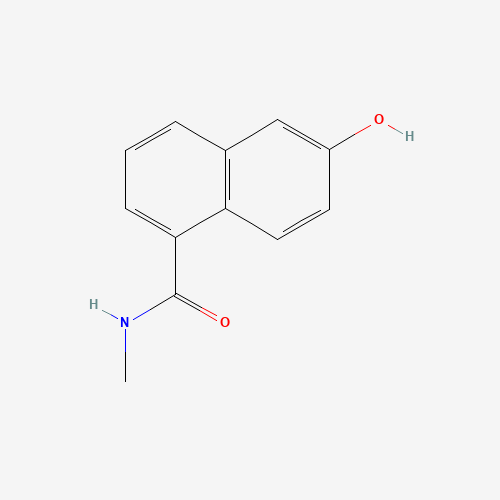6-hydroxy-N-methylnaphthalene-1-carboxamide (CAS: 847802-91-9) - Chemical Structure and Molecular Formula 