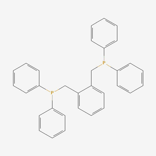 [2-(diphenylphosphanylmethyl)phenyl]methyl-diphenylphosphane (CAS: 62144-65-4) - Chemical Structure and Molecular Formula 