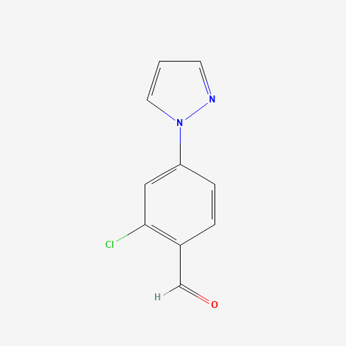2-chloro-4-pyrazol-1-ylbenzaldehyde (CAS: 1186663-54-6) - Related Chemical Product