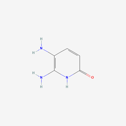 5,6-diamino-1H-pyridin-2-one (CAS: 138650-05-2) - Chemical Structure and Molecular Formula 