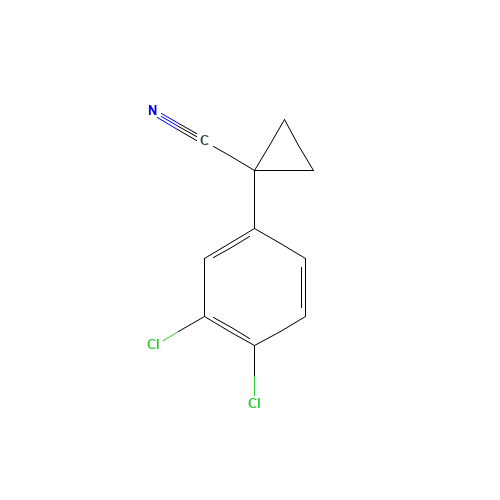 1-(3,4-dichlorophenyl)cyclopropane-1-carbonitrile (CAS: 124276-57-9) - Related Chemical Product