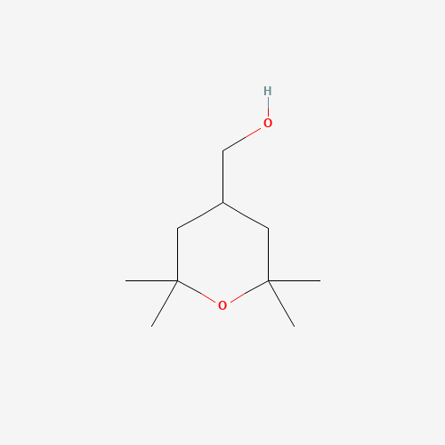 (2,2,6,6-tetramethyloxan-4-yl)methanol (CAS: 1314398-25-8) - Chemical Structure and Molecular Formula 
