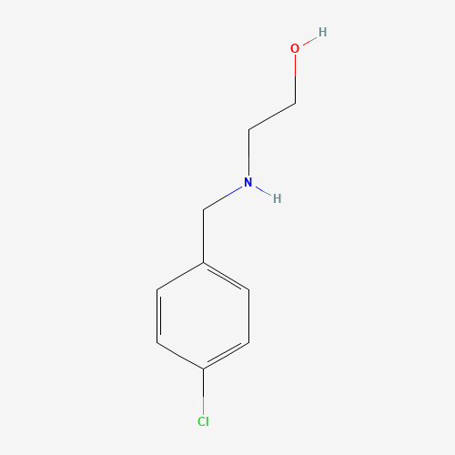 2-[(4-chlorophenyl)methylamino]ethanol (CAS: 40172-04-1) - Chemical Structure and Molecular Formula 
