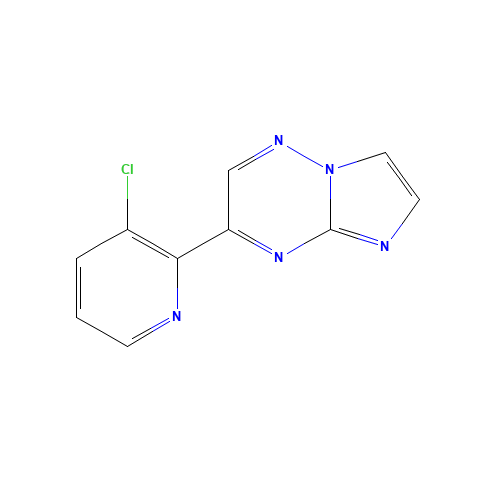 3-(3-chloropyridin-2-yl)imidazo[1,2-b][1,2,4]triazine (CAS: 749257-89-4) - Related Chemical Product