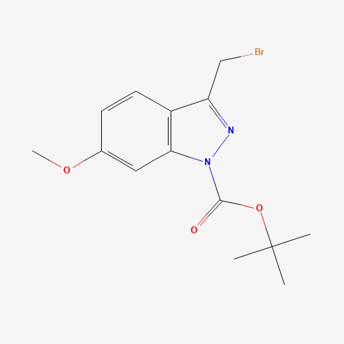 tert-butyl 3-(bromomethyl)-6-methoxyindazole-1-carboxylate (CAS: 691900-66-0) - Related Chemical Product