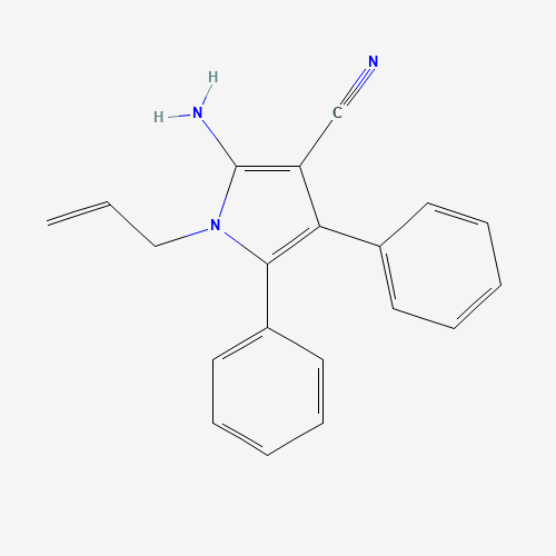 2-amino-4,5-diphenyl-1-prop-2-enylpyrrole-3-carbonitrile (CAS: 1179316-43-8) - Related Chemical Product