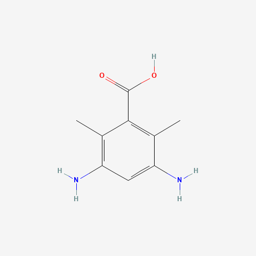 3,5-diamino-2,6-dimethylbenzoic acid (CAS: 219297-24-2) - Chemical Structure and Molecular Formula 