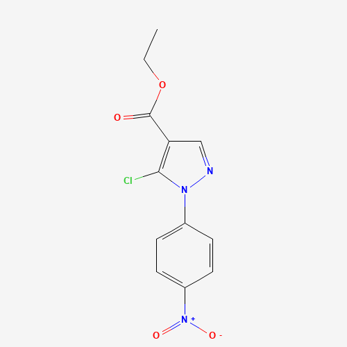 ethyl 5-chloro-1-(4-nitrophenyl)pyrazole-4-carboxylate (CAS: 110821-37-9) - Related Chemical Product