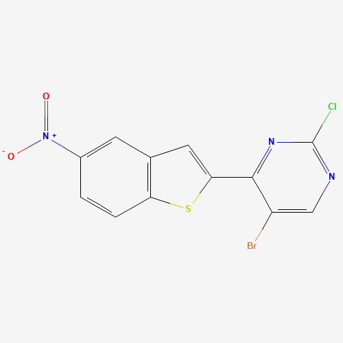 5-bromo-2-chloro-4-(5-nitro-1-benzothiophen-2-yl)pyrimidine (CAS: 893433-78-8) - Related Chemical Product