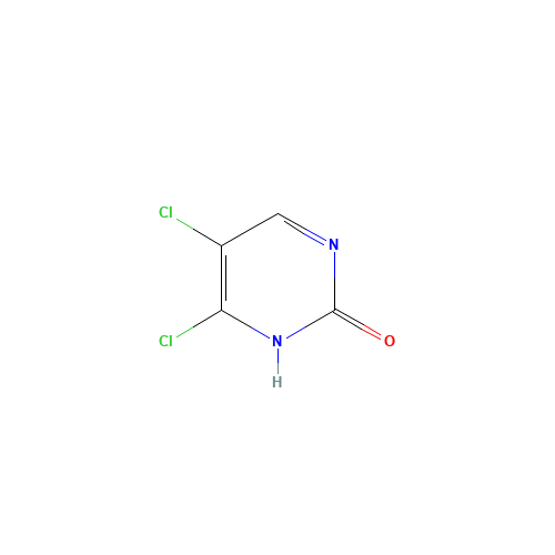 5,6-dichloro-1H-pyrimidin-2-one (CAS: 857413-11-7) - Chemical Structure and Molecular Formula 