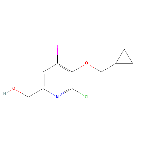 [6-chloro-5-(cyclopropylmethoxy)-4-iodopyridin-2-yl]methanol (CAS: 1364677-02-0) - Related Chemical Product