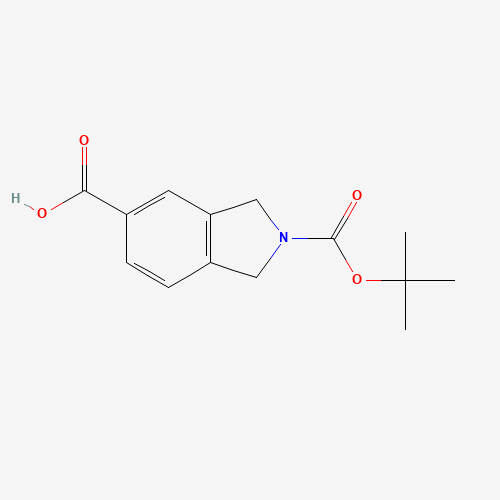 2-[(2-methylpropan-2-yl)oxycarbonyl]-1,3-dihydroisoindole-5-carboxylic acid (CAS: 149353-71-9) - Related Chemical Product