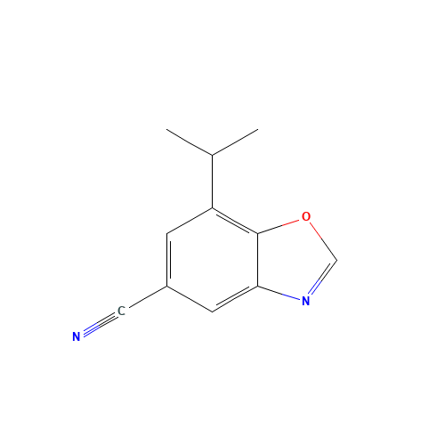 7-propan-2-yl-1,3-benzoxazole-5-carbonitrile (CAS: 942216-29-7) - Related Chemical Product