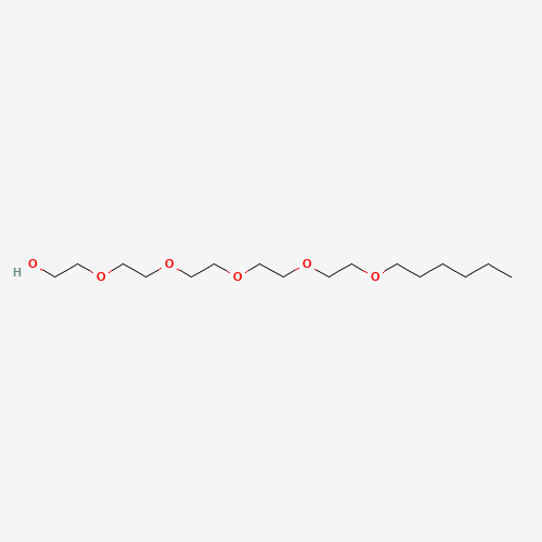 2-[2-[2-[2-(2-hexoxyethoxy)ethoxy]ethoxy]ethoxy]ethanol (CAS: 86674-95-5) - Chemical Structure and Molecular Formula 