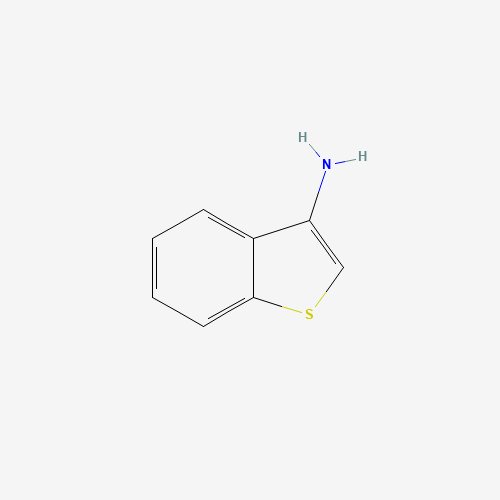 1-benzothiophen-3-amine (CAS: 17402-82-3) - Chemical Structure and Molecular Formula 