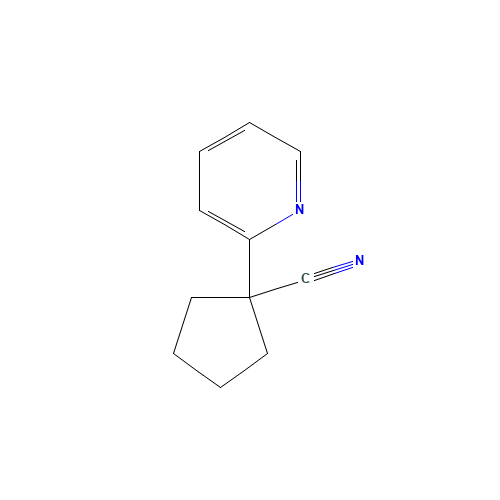 1-pyridin-2-ylcyclopentane-1-carbonitrile (CAS: 400727-04-0) - Related Chemical Product
