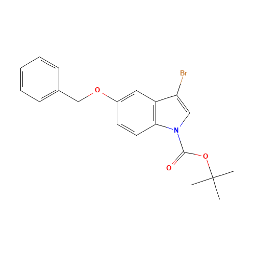tert-butyl 3-bromo-5-phenylmethoxyindole-1-carboxylate (CAS: 914349-28-3) - Related Chemical Product