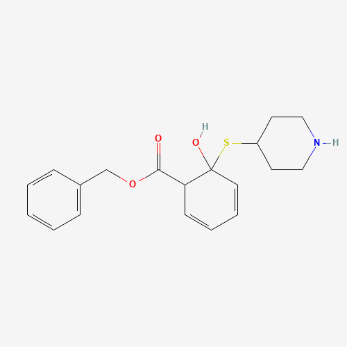 benzyl 6-hydroxy-6-piperidin-4-ylsulfanylcyclohexa-2,4-diene-1-carboxylate (CAS: 1443208-27-2) - Related Chemical Product