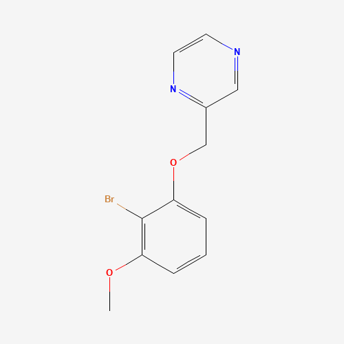 2-[(2-bromo-3-methoxyphenoxy)methyl]pyrazine (CAS: 1398697-24-9) - Related Chemical Product