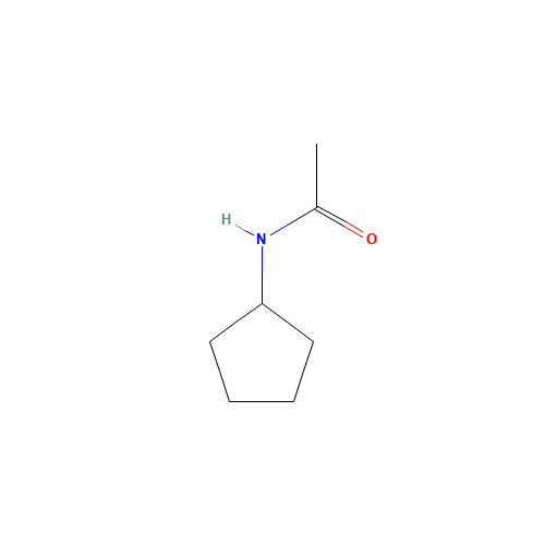N-cyclopentylacetamide (CAS: 25291-41-2) - Chemical Structure and Molecular Formula 