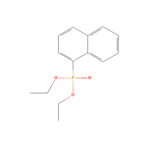 1-diethoxyphosphorylnaphthalene (CAS: 25944-75-6) - Chemical Structure and Molecular Formula 