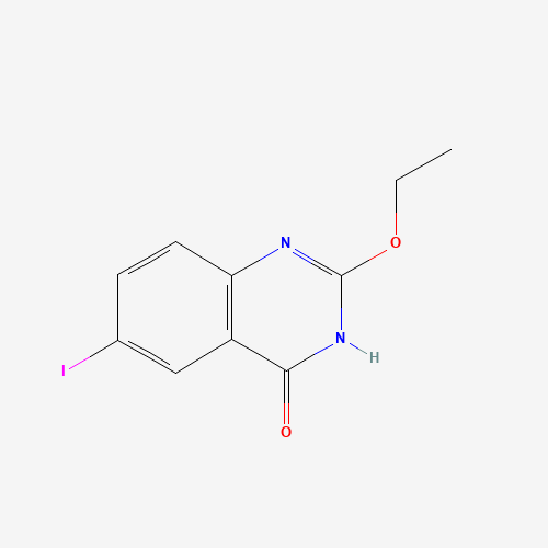 2-ethoxy-6-iodo-1H-quinazolin-4-one (CAS: 1186134-01-9) - Chemical Structure and Molecular Formula 