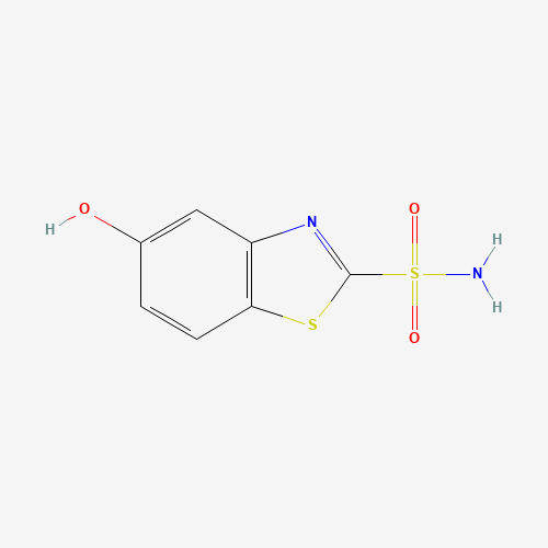 5-hydroxy-1,3-benzothiazole-2-sulfonamide (CAS: 86695-28-5) - Chemical Structure and Molecular Formula 