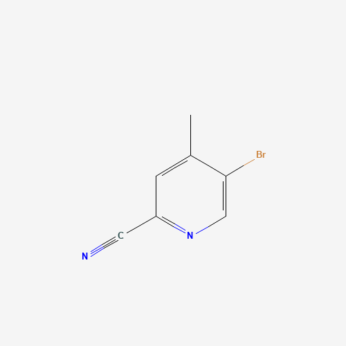 5-bromo-4-methylpyridine-2-carbonitrile (CAS: 886364-86-9) - Chemical Structure and Molecular Formula 