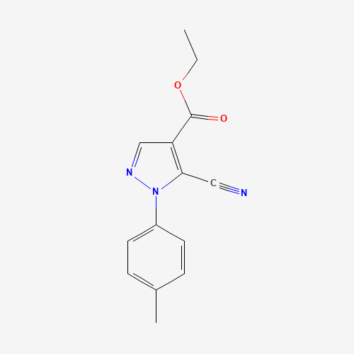 ethyl 5-cyano-1-(4-methylphenyl)pyrazole-4-carboxylate (CAS: 98476-29-0) - Related Chemical Product