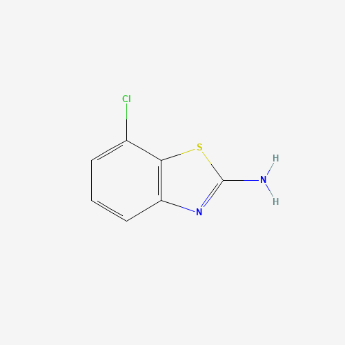 7-chloro-1,3-benzothiazol-2-amine (CAS: 20358-01-4) - Chemical Structure and Molecular Formula 