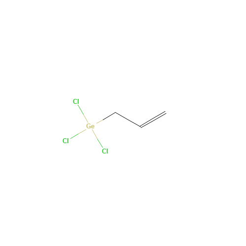 trichloro(prop-2-enyl)germane (CAS: 762-67-4) - Chemical Structure and Molecular Formula 