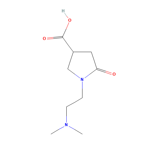 1-[2-(dimethylamino)ethyl]-5-oxopyrrolidine-3-carboxylic acid (CAS: 856437-22-4) - Related Chemical Product