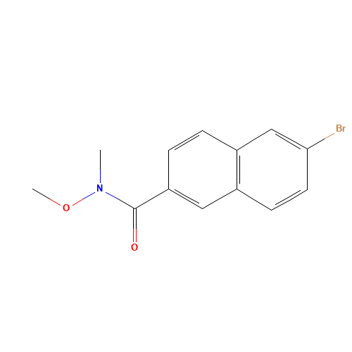 6-bromo-N-methoxy-N-methylnaphthalene-2-carboxamide (CAS: 861880-64-0) - Related Chemical Product