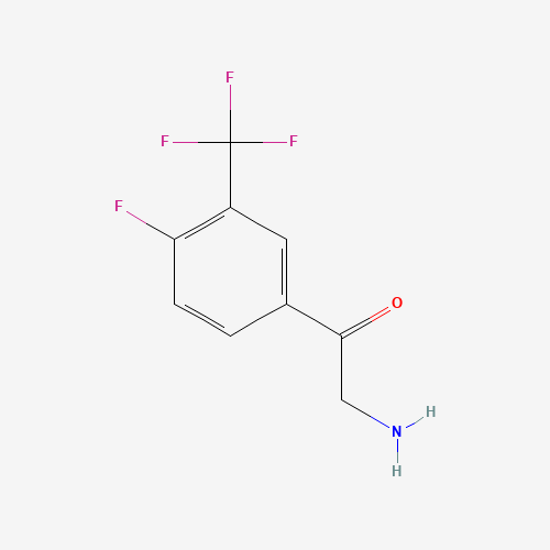 2-amino-1-[4-fluoro-3-(trifluoromethyl)phenyl]ethanone (CAS: 1082951-16-3) - Related Chemical Product