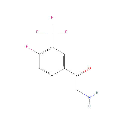 2-amino-1-[4-fluoro-3-(trifluoromethyl)phenyl]ethanone (CAS: 1082951-16-3) - Related Chemical Product