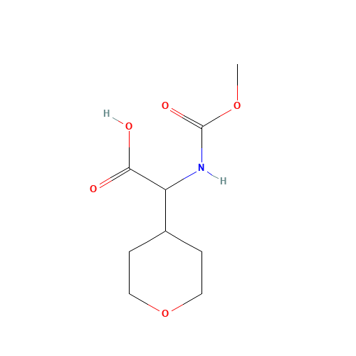 2-(methoxycarbonylamino)-2-(oxan-4-yl)acetic acid (CAS: 1261072-79-0) - Related Chemical Product